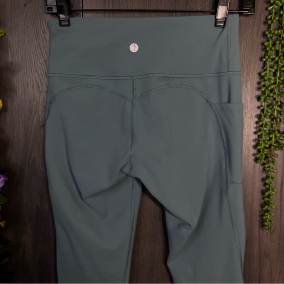 .!🌼3/$30🌼Espidoo Slate Blue Pocket Leggings Size Small - Picture 11 of 16